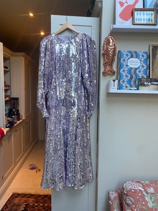 ASOS Fully sequin party dress - lilac
