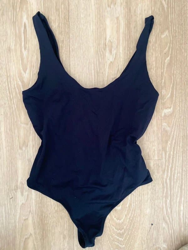 Bershka Top Body Woman Black