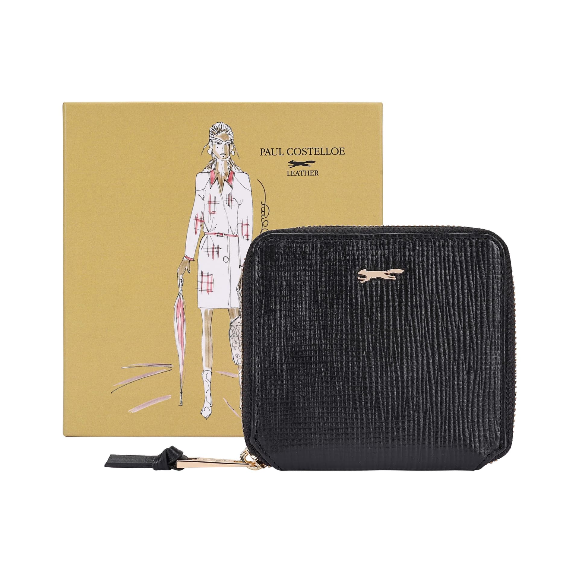 Paul Costelloe Paul Costelloe Women's Allyn Leather Purse in Black