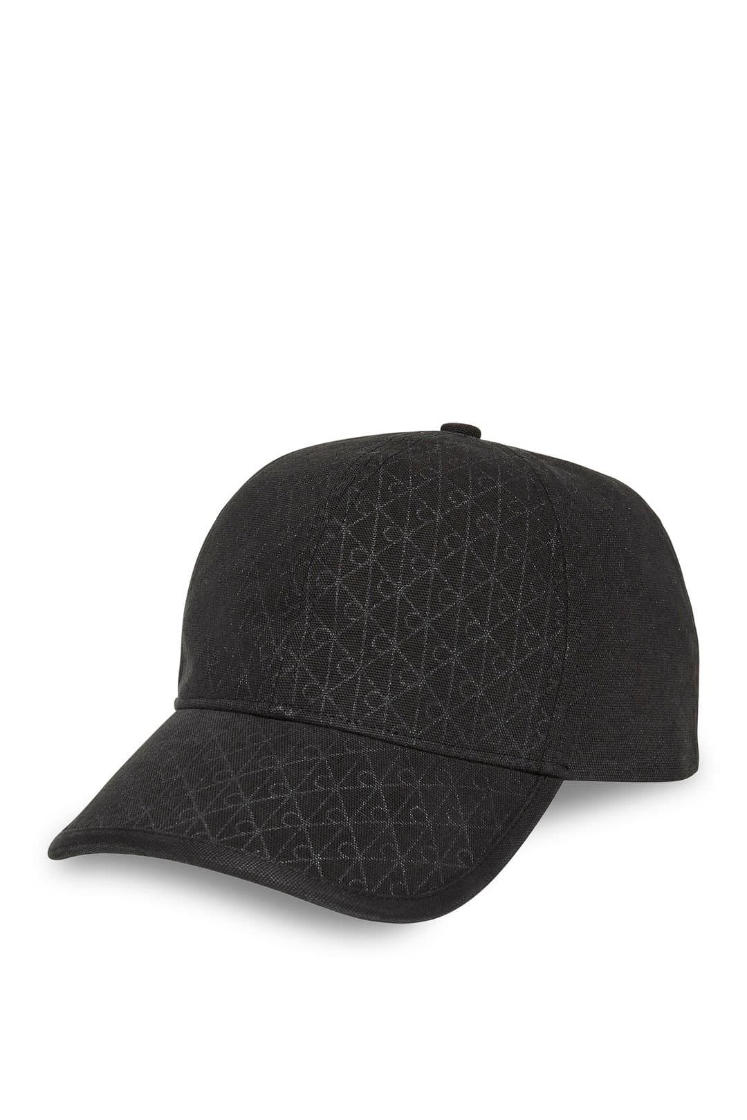 Calvin Klein Calvin Klein Men's Emblem Print W Leather Patch Cap Charcoal Aop