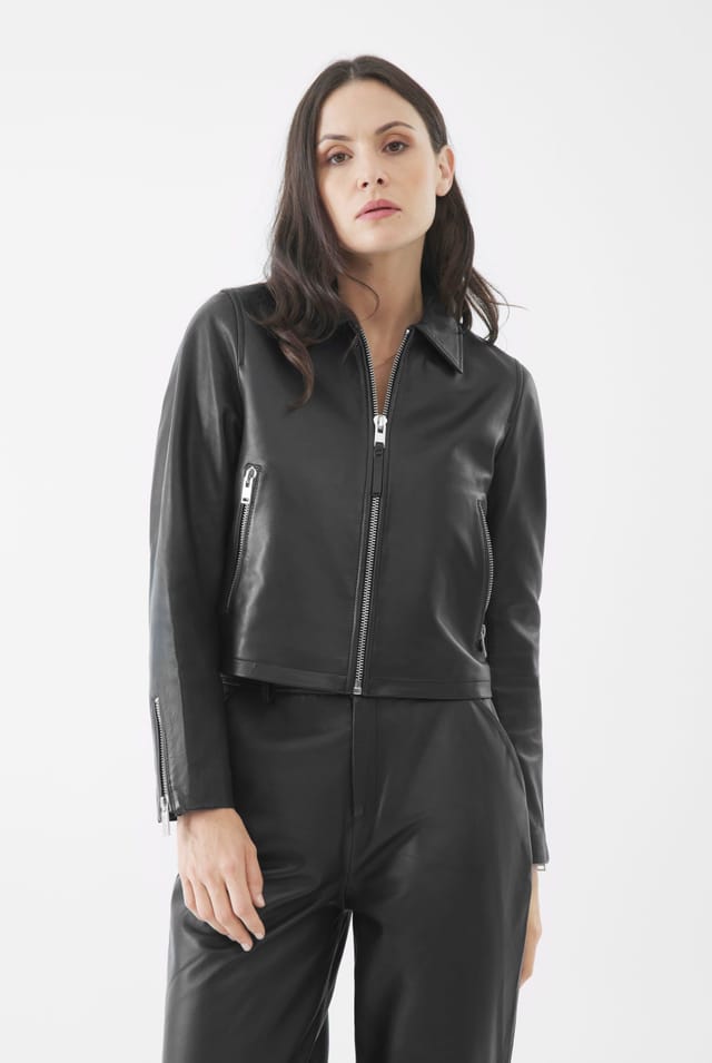 Bolongaro Trevor Bolongaro Trevor Women's Real Leather Sofia Zip Through in Black - 3