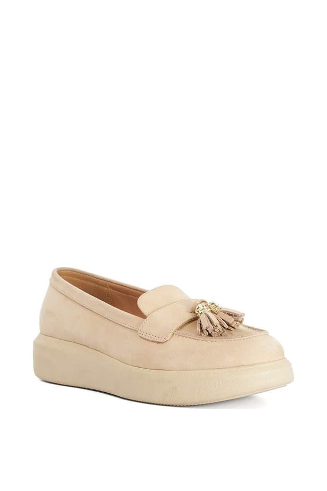 Dune London Dune London Women's 'Glissade' Leather Loafers in Natural - 2