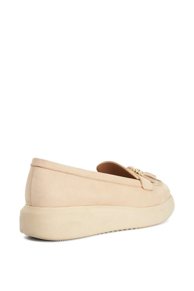 Dune London Dune London Women's 'Glissade' Leather Loafers in Natural - 3