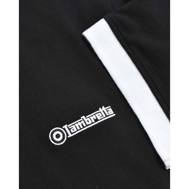 Lambretta Lambretta Men's Checkered Polo Shirt in Black - 3