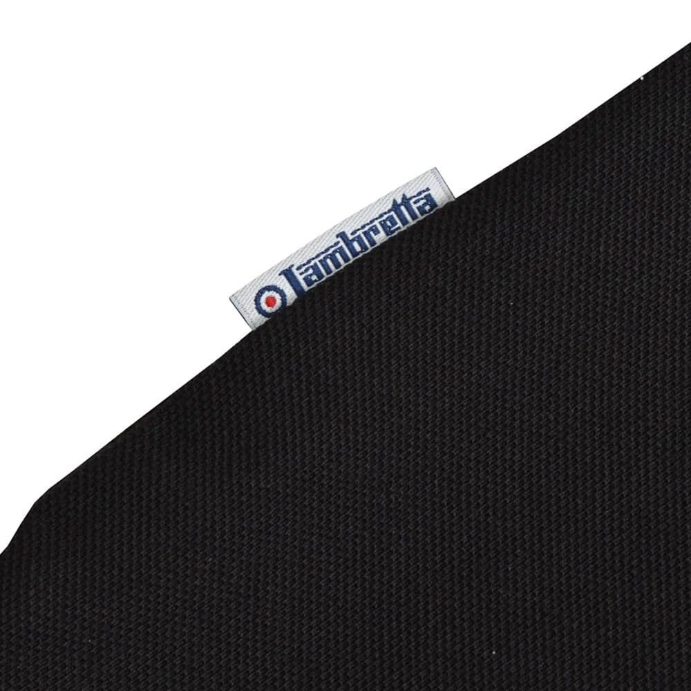 Lambretta Lambretta Men's Checkered Polo Shirt in Black - 4