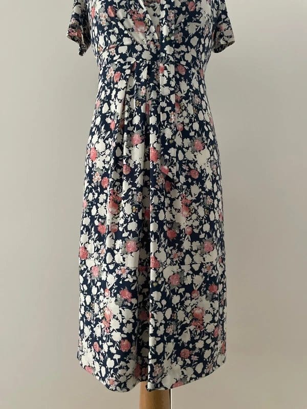 Max Mara Floral Multicolour Knee-Length Dress