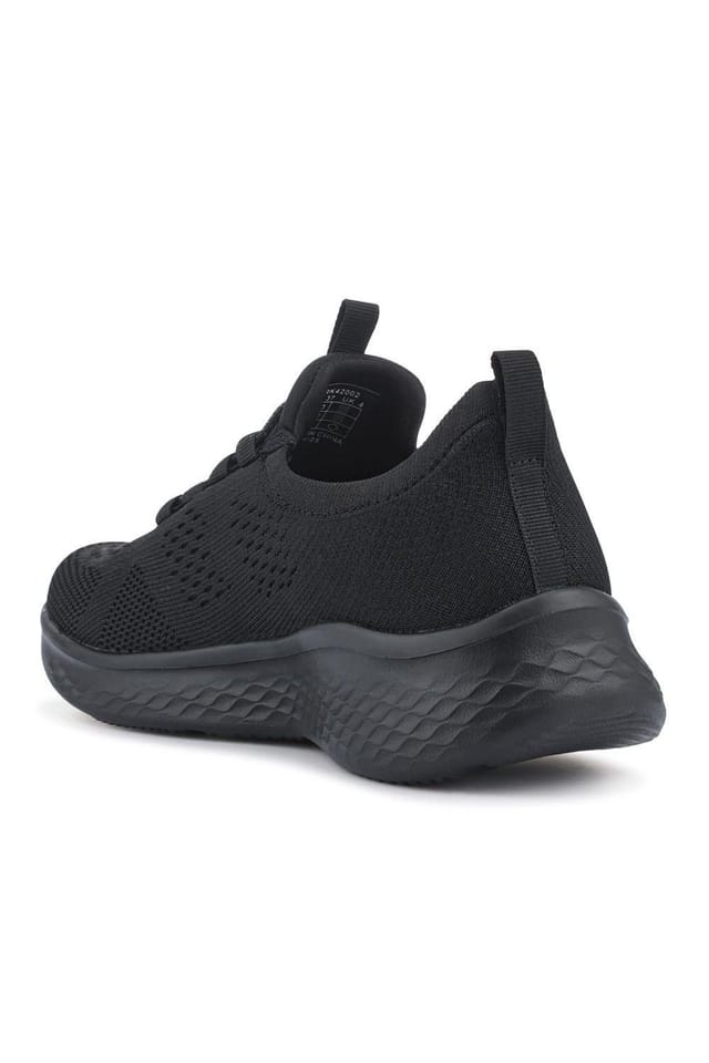 Pavers Pavers Women's Wide Fit Easy Step In Bungee Lace Trainers in Black - 3