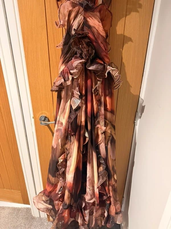 ASOS ASOS luxe plunge floral maxi dress
