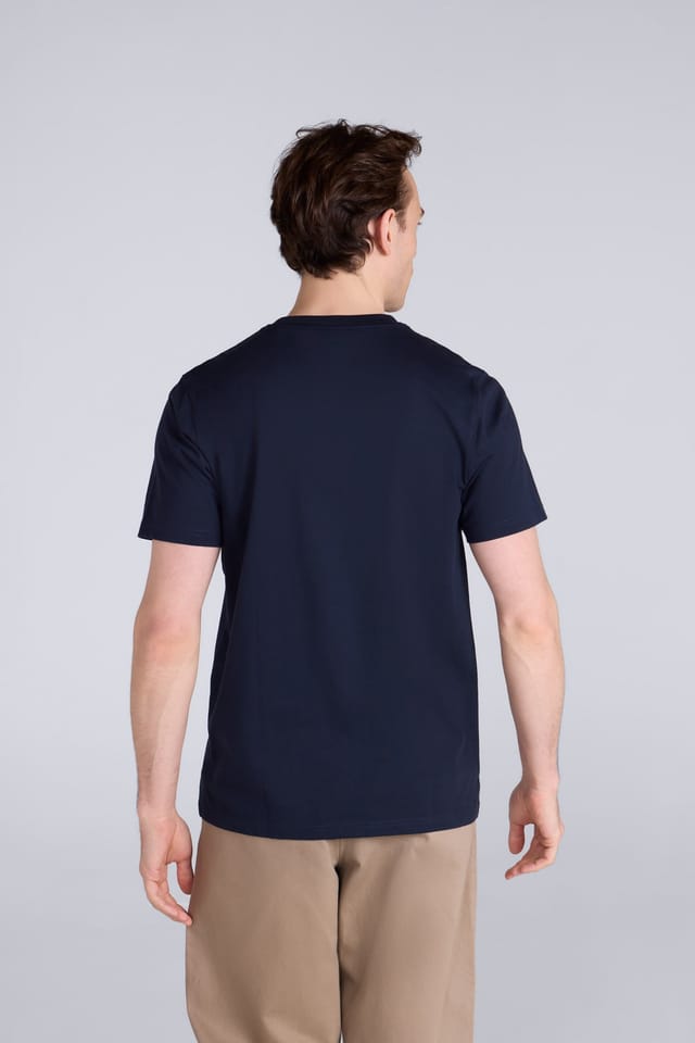 Animal Animal Men's 'Otis' Comfortable Short Sleeve Casual Oversized Relaxed Fit T-Shirt in Navy - 3