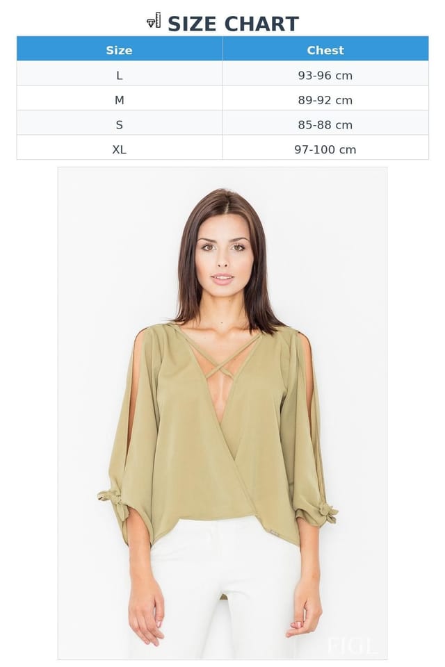 Love Lace Love Lace Women's Lightweight Lace Neck Cutout Sleeve Blouse in Green - 2