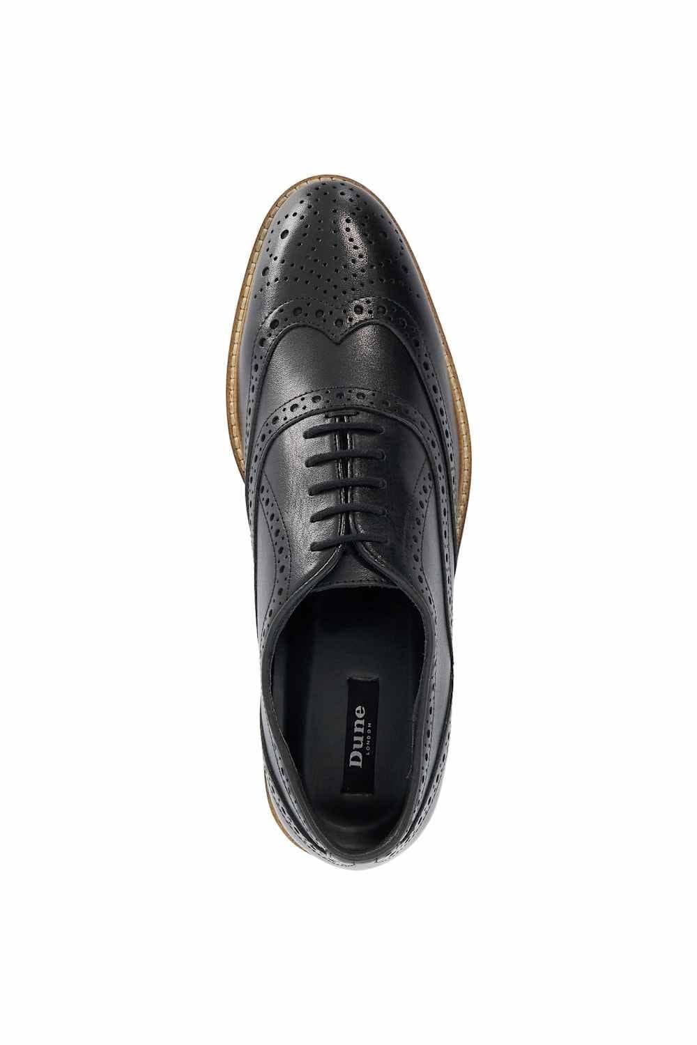 Dune London Dune London Men's 'Sainto' Leather Brogues in Black - 4