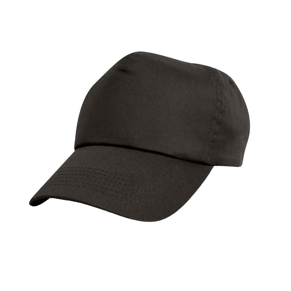 Result Result Men's Cotton Baseball Cap in Black - 1