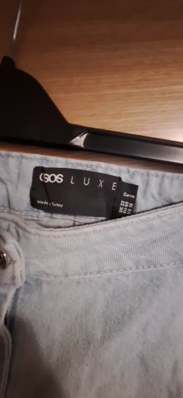 ASOS ASOS luxe denim shorts - UK 22