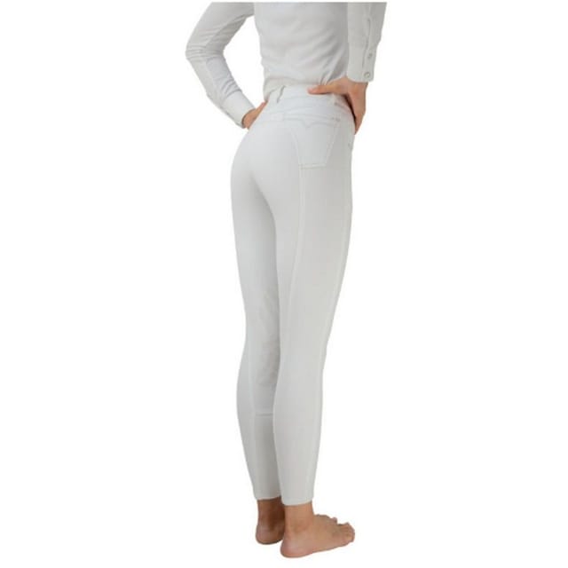 HyPERFORMANCE HyPERFORMANCE Women's Corby Cool Breeches in White - 2