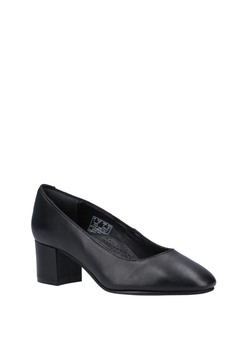 Hush Puppies Hush Puppies Women's 'Anna' Leather Court Shoes in Black - 1