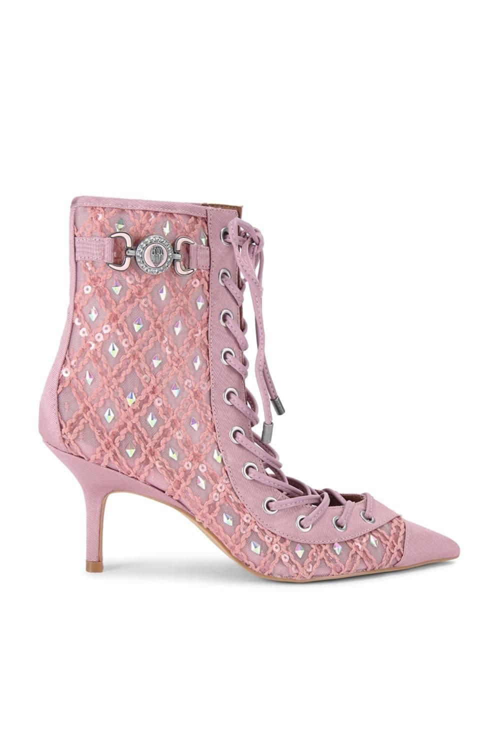 Kurt Geiger London Kurt Geiger London Women's 'Mansion Corset Ankle Boot' Boots in Pale Pink