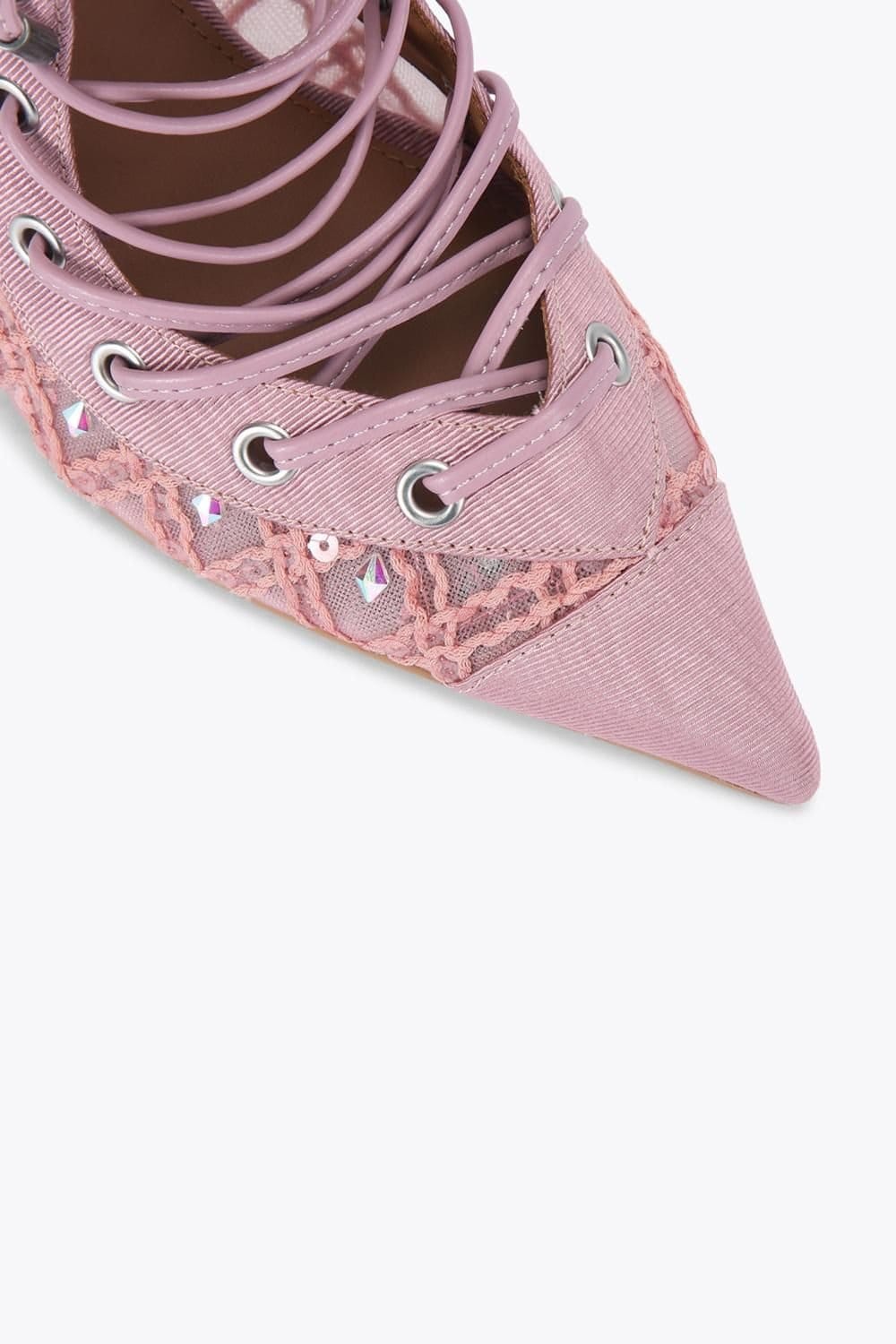 Kurt Geiger London Kurt Geiger London Women's 'Mansion Corset Ankle Boot' Boots in Pale Pink - 4