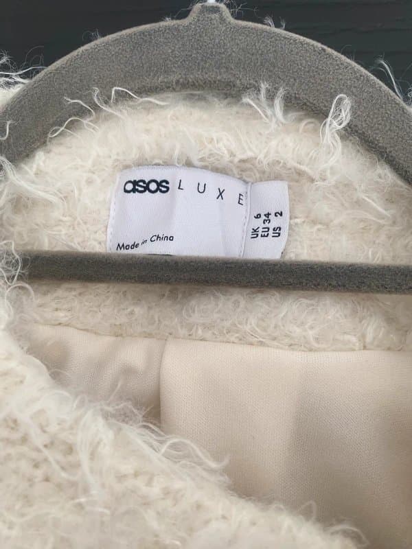 ASOS ASOS Luxe knitted jacket with embellished buttons