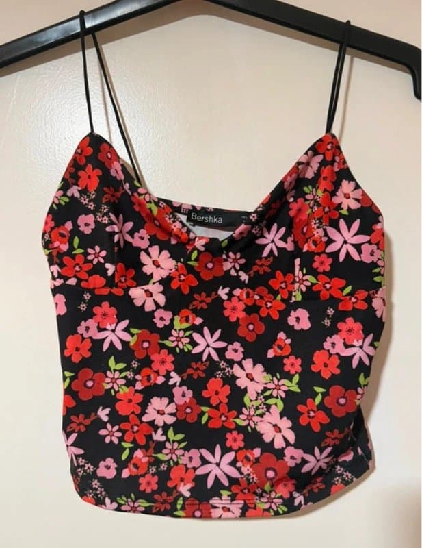 Bershka Bershka Floral Crop top