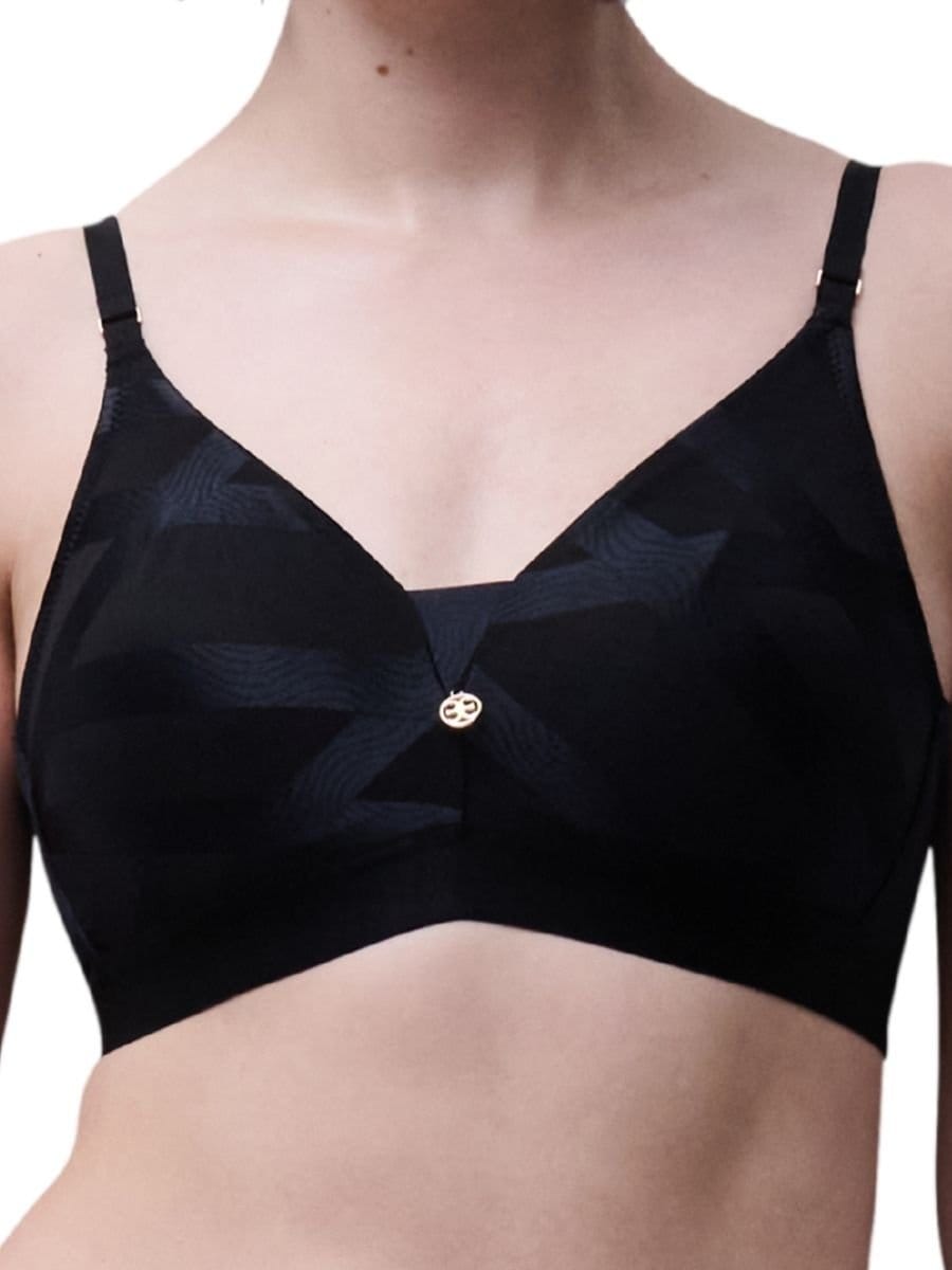 Chantelle Chantelle Women's Glaze Wirefree Support Bra in Black - 4