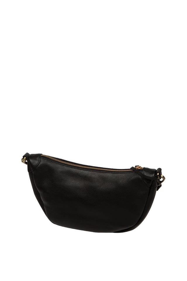Pure Luxuries London Pure Luxuries London Women's 'Melisande' Leather Cross Body Bag in Black - 3