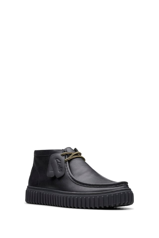 Clarks Clarks Men's Torhill Hi Leather Boots Black - 2