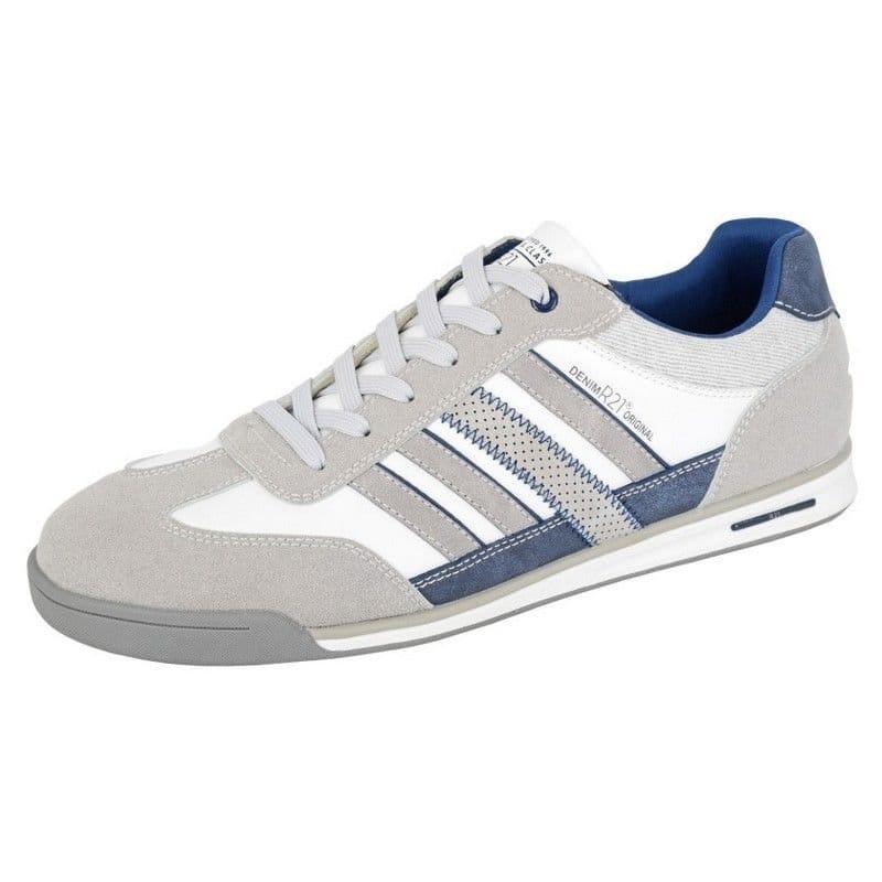 R21 R21 Men's Contrast Trainers in White - 1