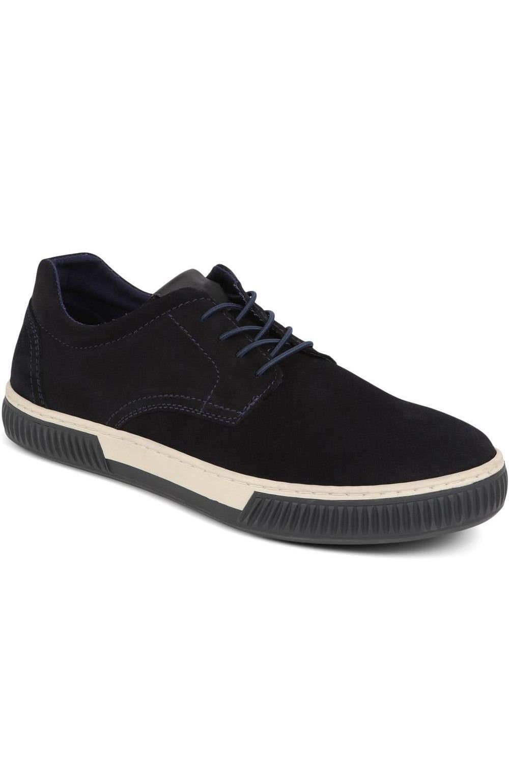 Jones Bootmaker Jones Bootmaker Men's Seaford Suede Trainers in Navy