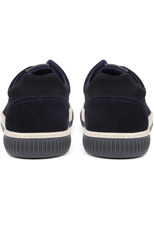 Jones Bootmaker Jones Bootmaker Men's Seaford Suede Trainers in Navy - 3