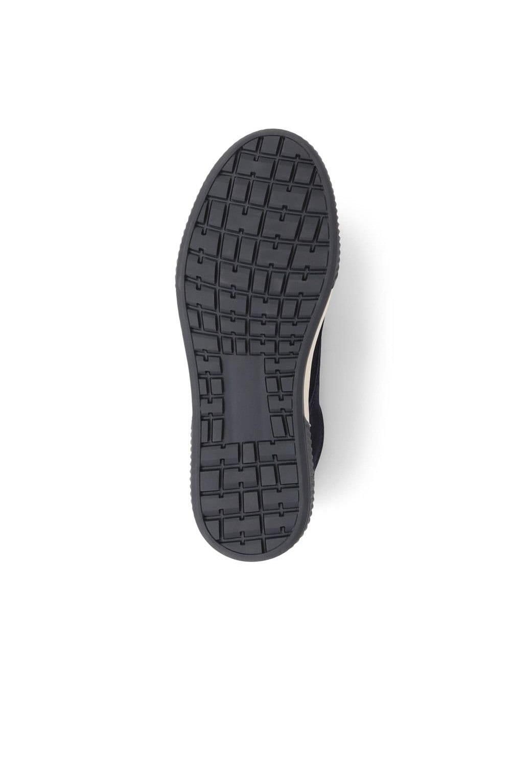 Jones Bootmaker Jones Bootmaker Men's Seaford Suede Trainers in Navy - 4
