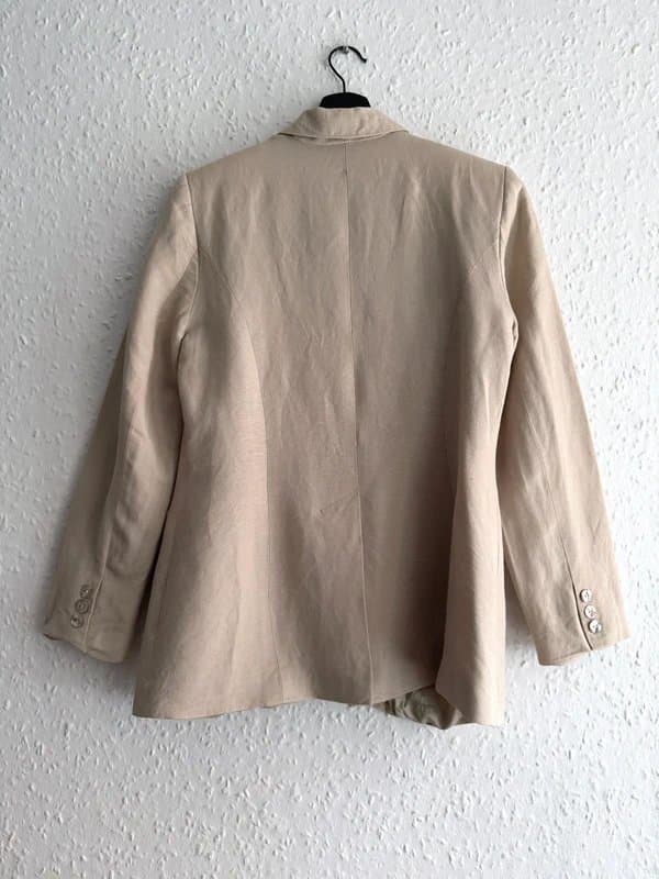 Monsoon Women's Monsoon Linen Blend Light Brown Blazer - size 10uk