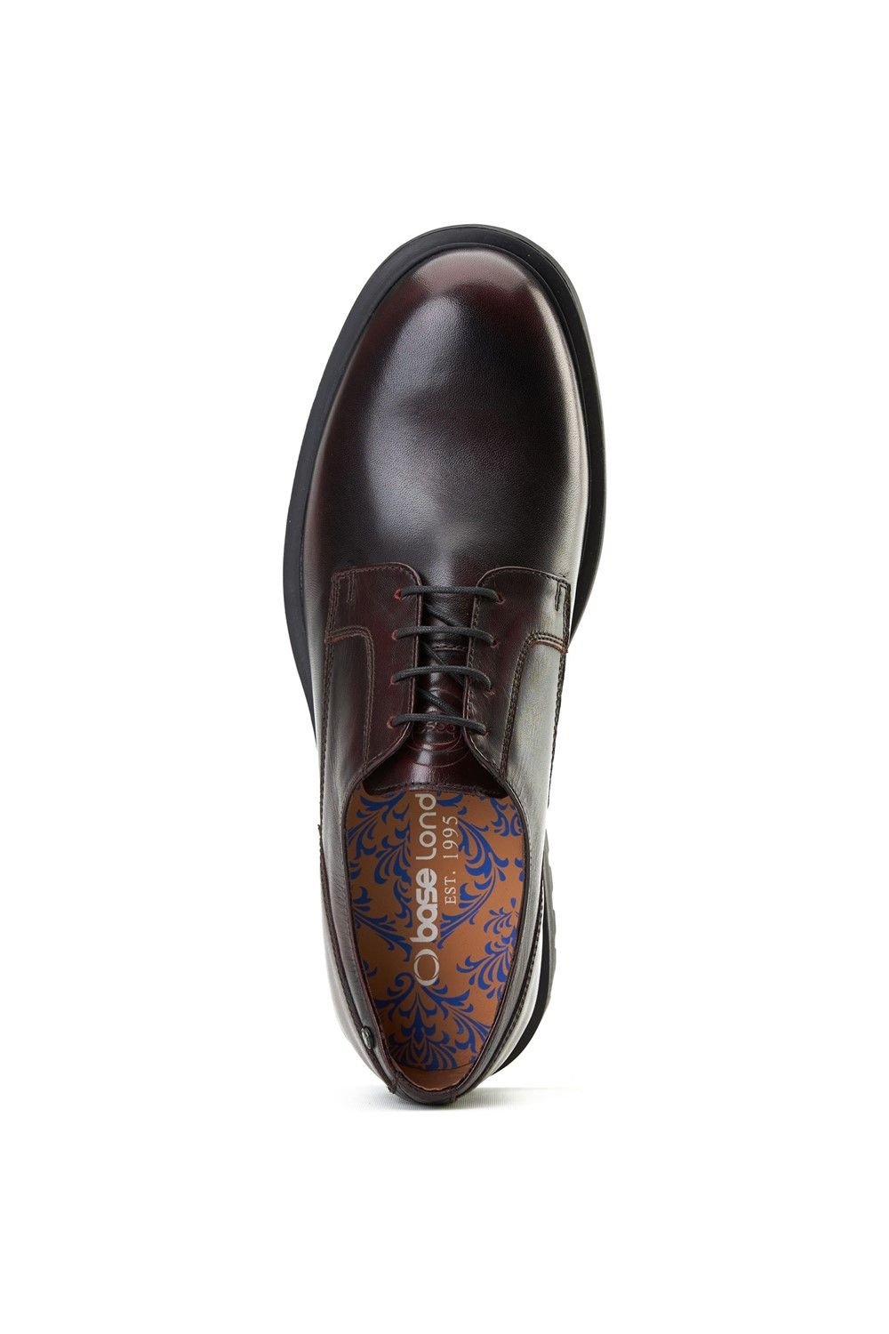 Base London Base London Men's Locke Lace Up Shoe in Wine - 4