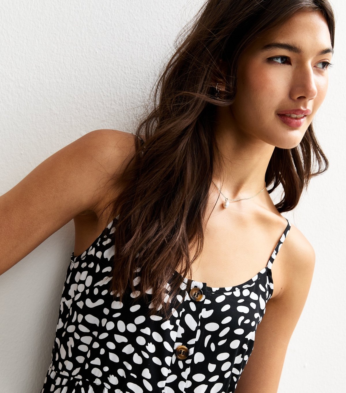 Sunshine Soul Women's Black Spot Print Mini Dress Sunshine Soul New Look - 2