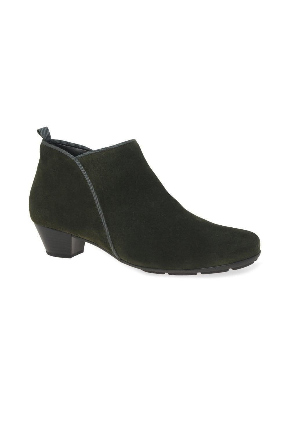 Gabor Gabor Women's 'Trudy' Low Heeled Ankle Boots in Dark Green - 4