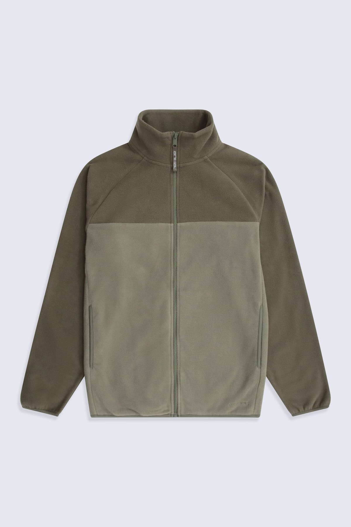 Animal Animal Men's 'Stockholm' Full Zip Breathable Soft Warm & Cosy Snug Fit Fleece in Light Khaki - 1