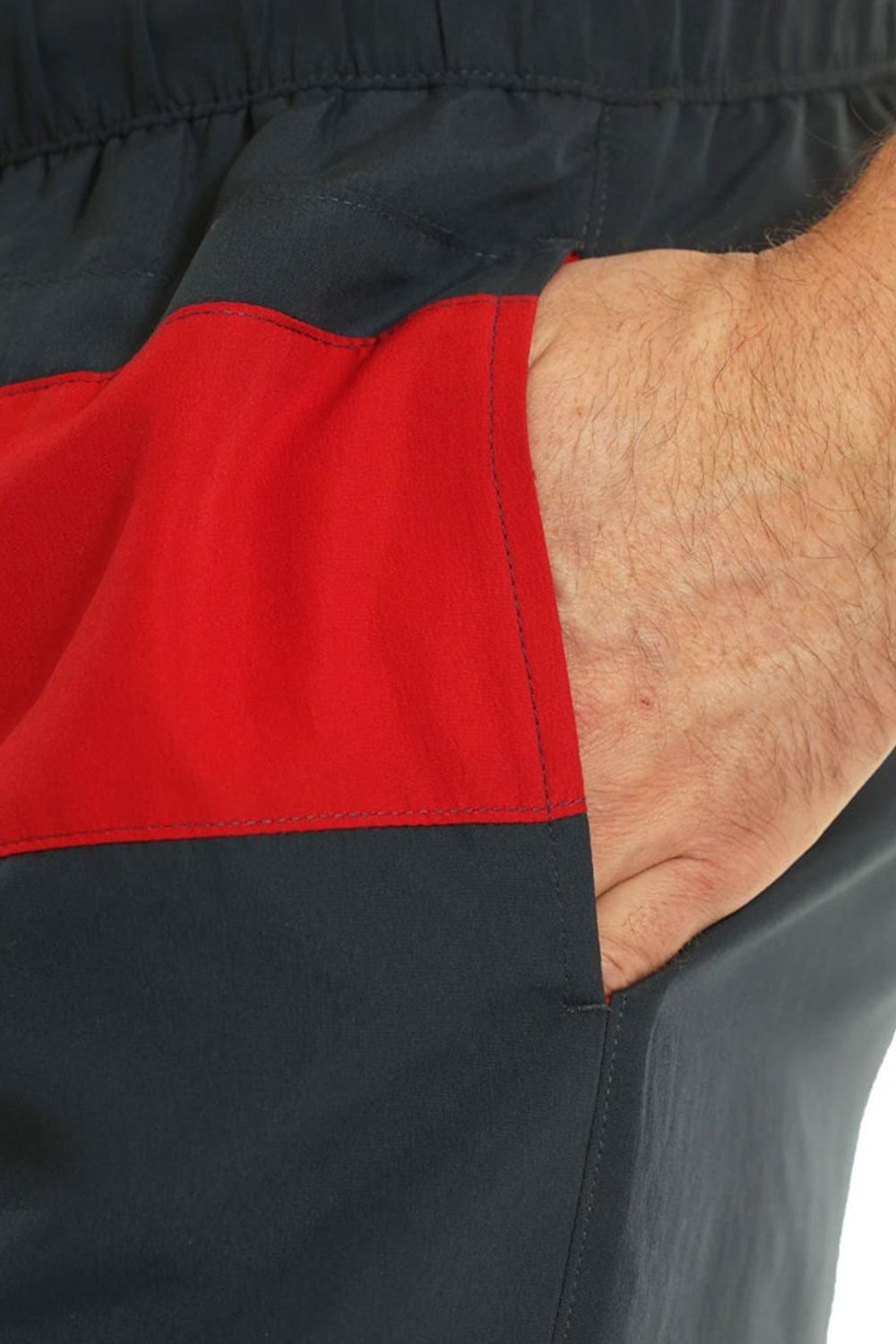 RIPT Essentials RIPT Essentials Men's Stripe Swim Shorts in Navy - 4