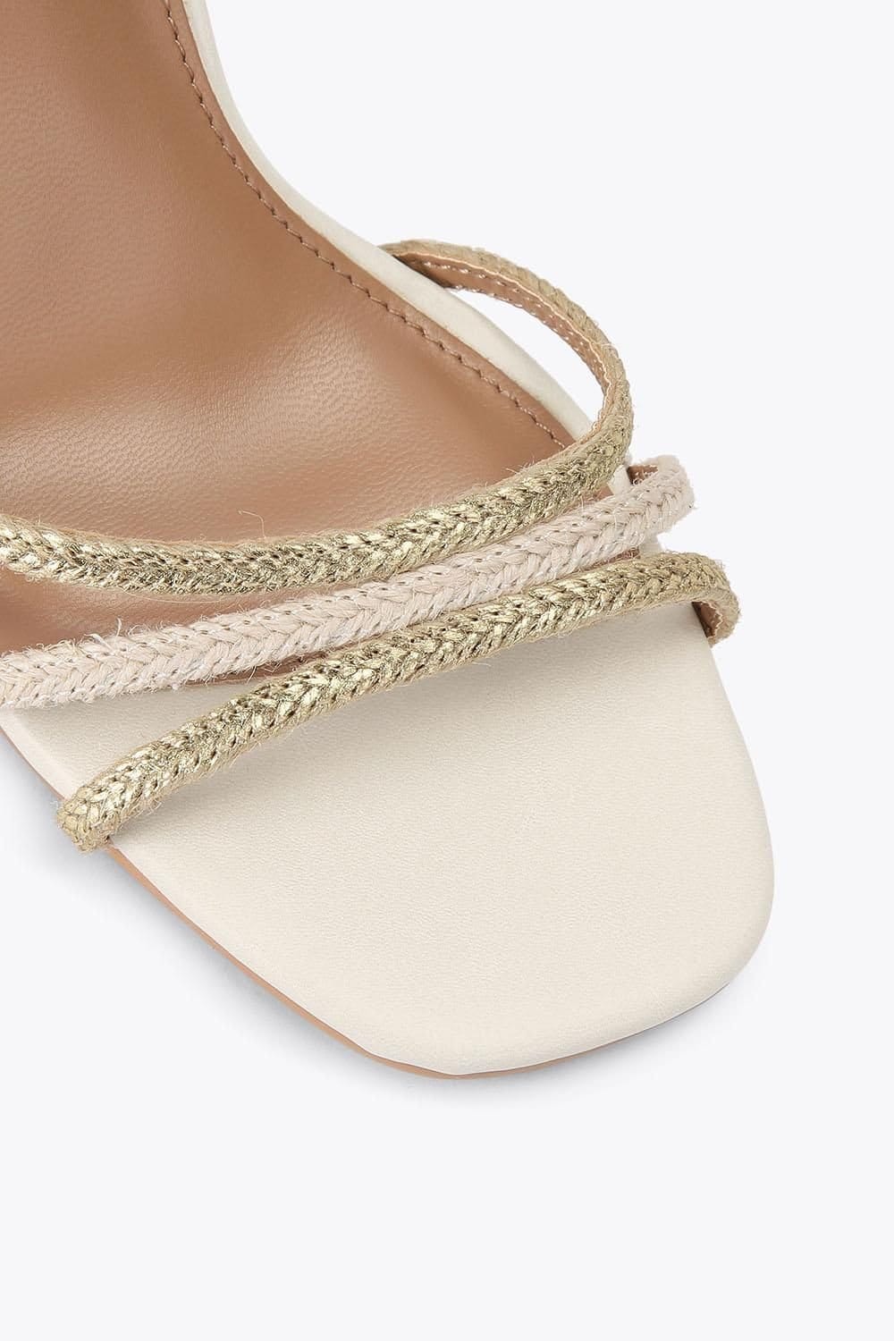 Carvela Carvela Women's 'Soprano Heel' Fabric Heels in Cream - 4