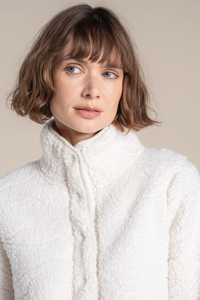 Craghoppers Craghoppers Women's Massey Overhead Insulating Borg Fleece in White - 3