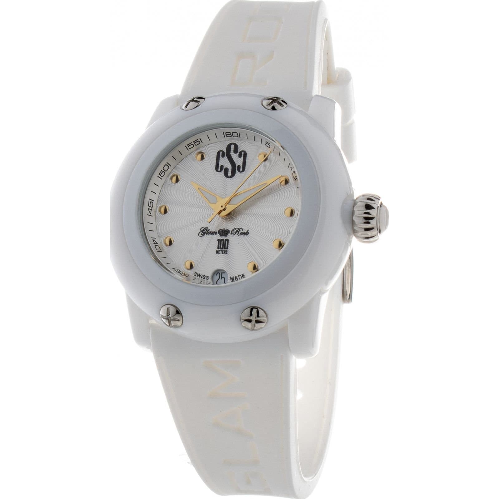 Glam Rock Glam Rock Women's GR64005 40mm Quartz Watch in White