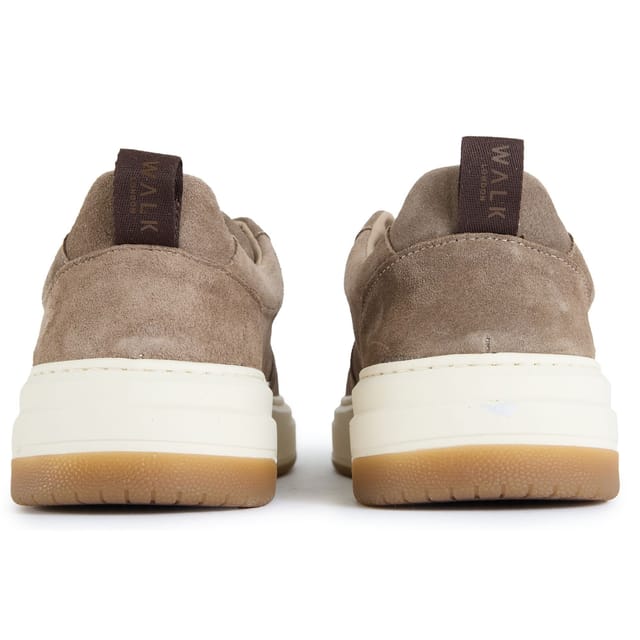 WALK LONDON Walk London Men's Santa Monica Trainers in Taupe - 3