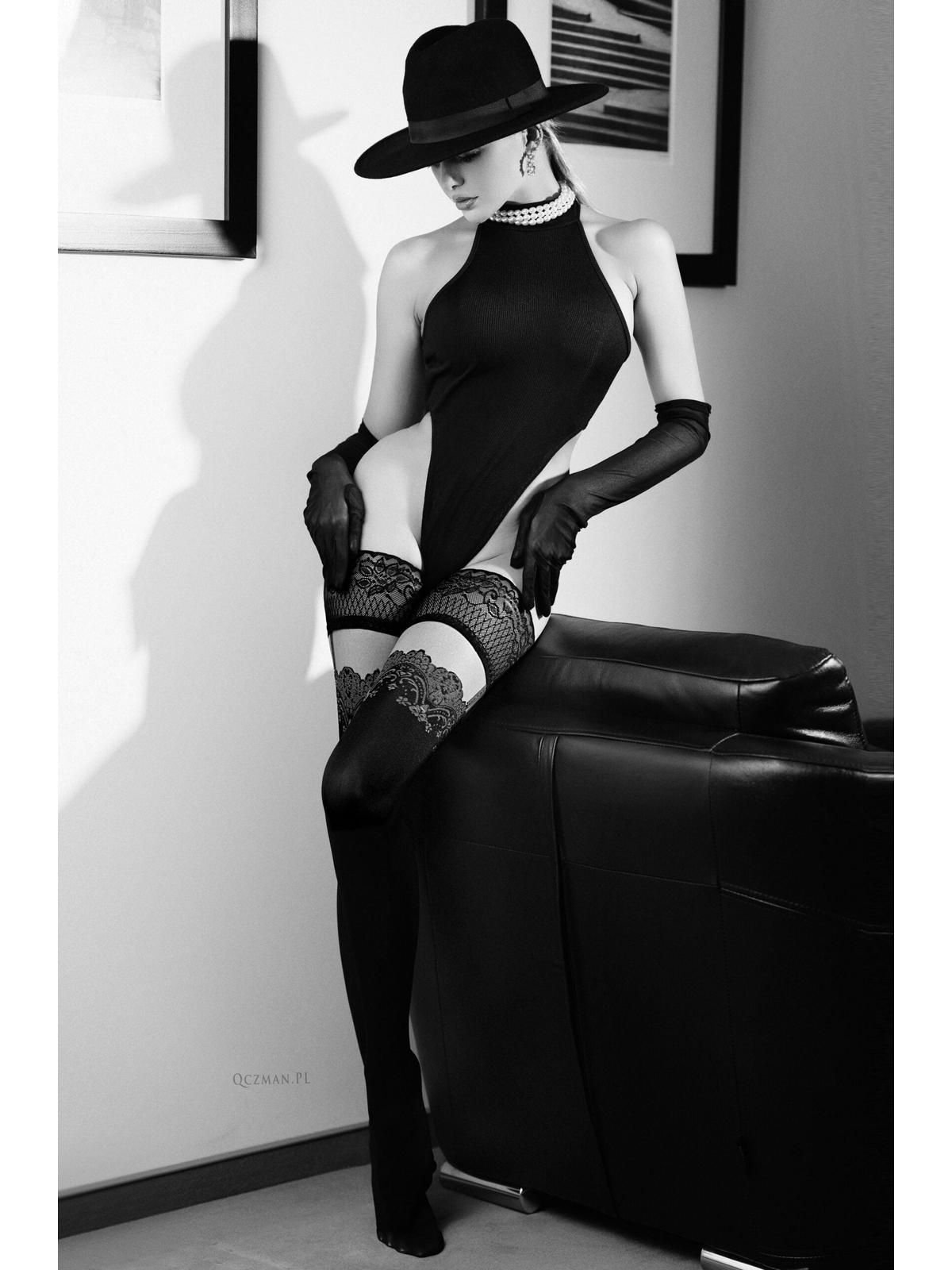 Black Secret Black Secret Women's Lace hosiery by - 1