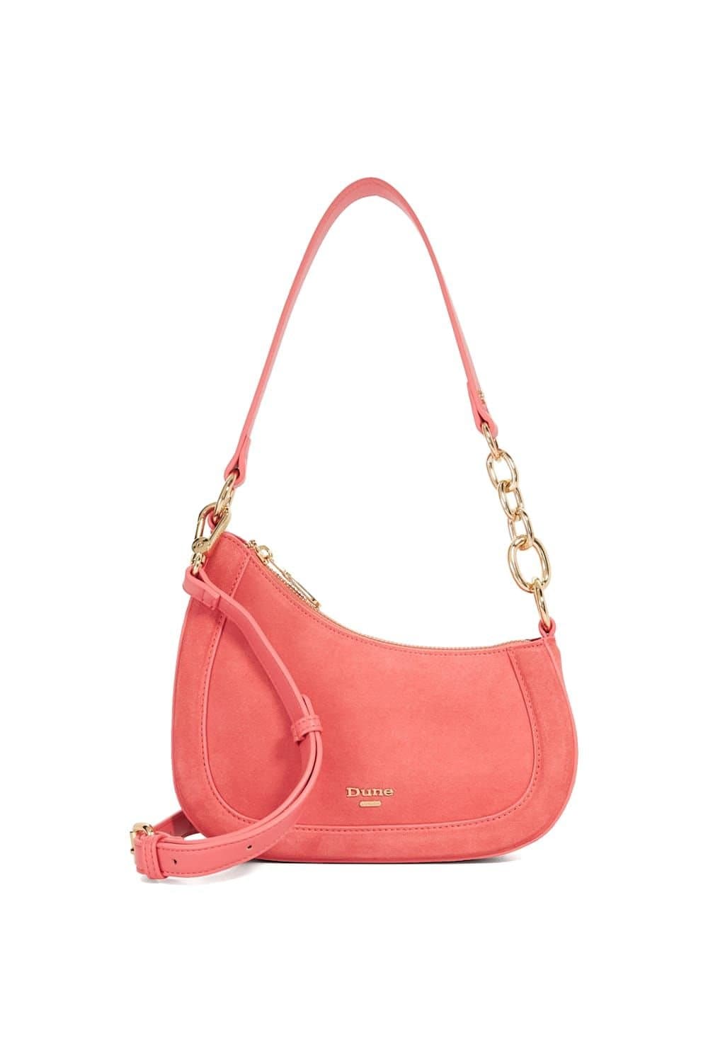 Dune London Dune London Pink Suede Shoulder Bag