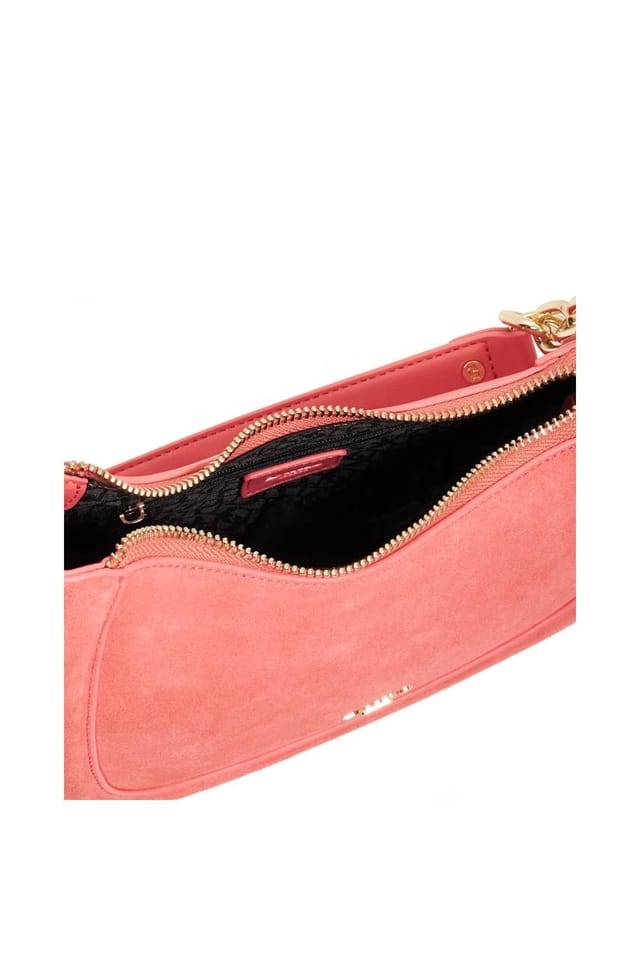 Dune London Dune London Women's 'Direction' Suede Shoulder Bag in Pink - 3