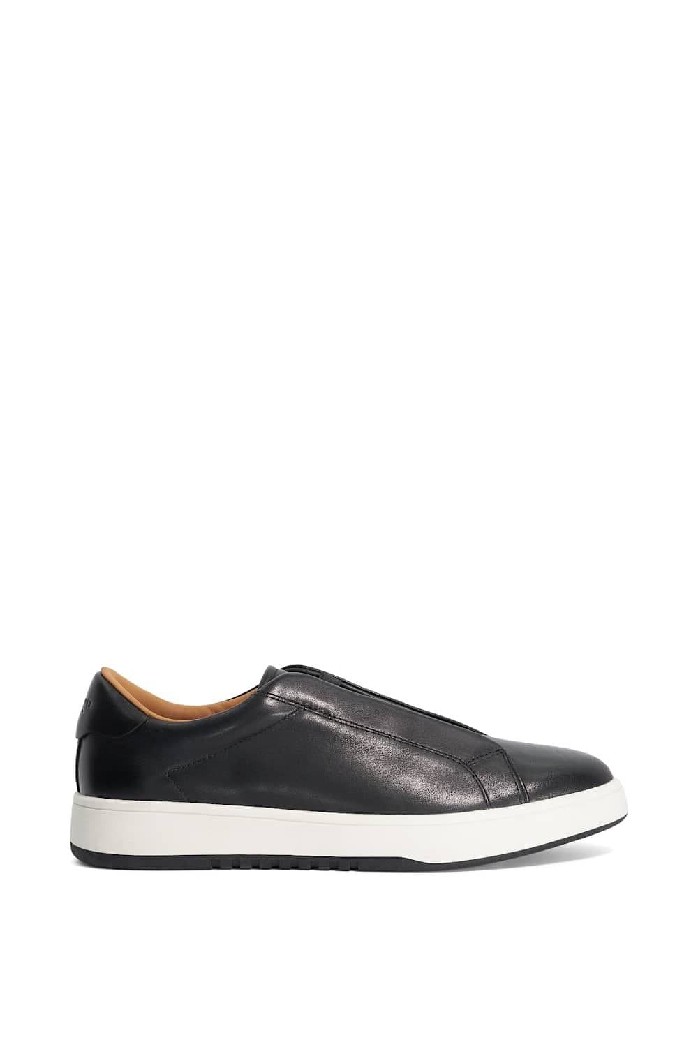 Dune London Dune London Men's 'Troys' Leather Trainers in Black