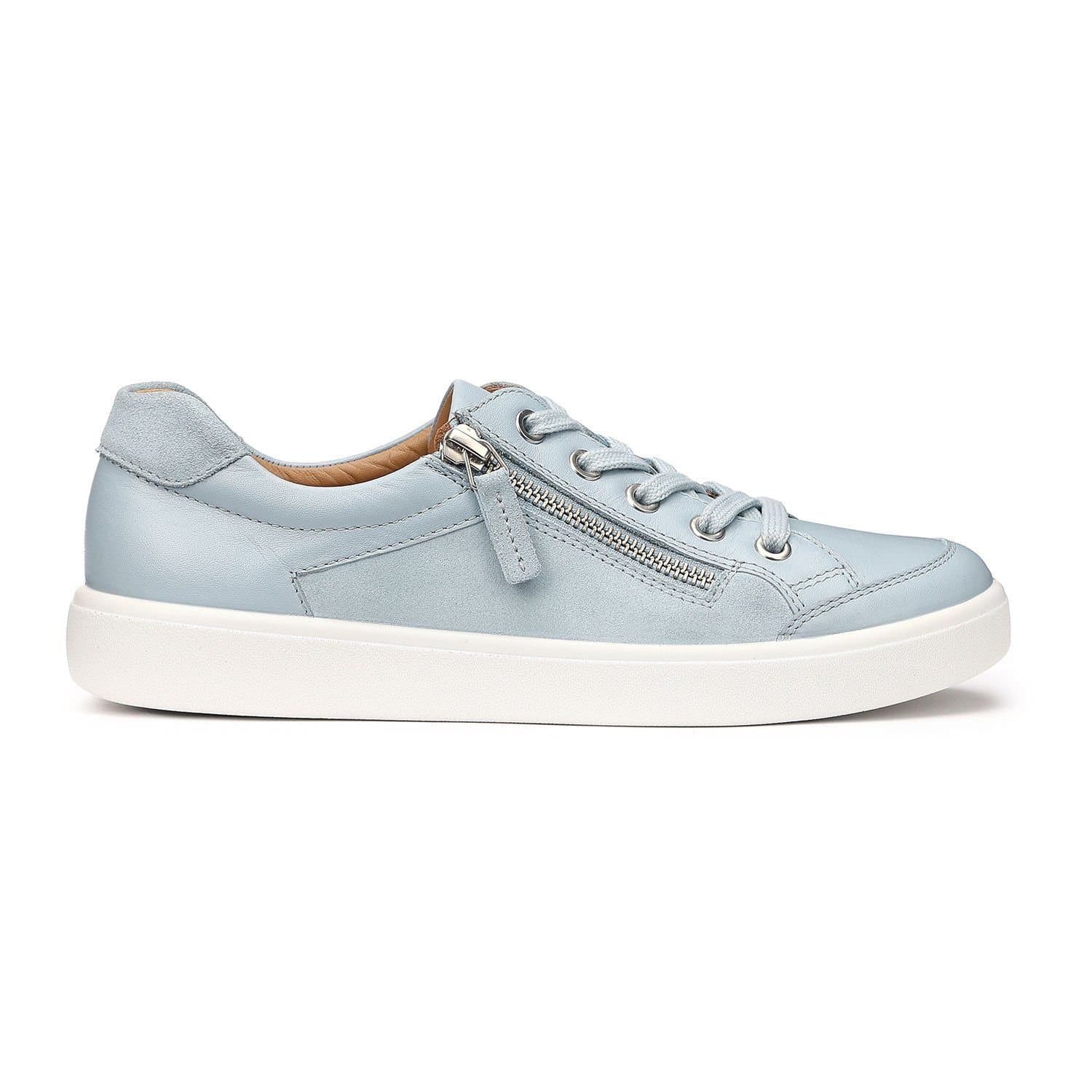 Hotter Hotter Women's Wide Fit 'Chase II' Trainers in Pale Blue