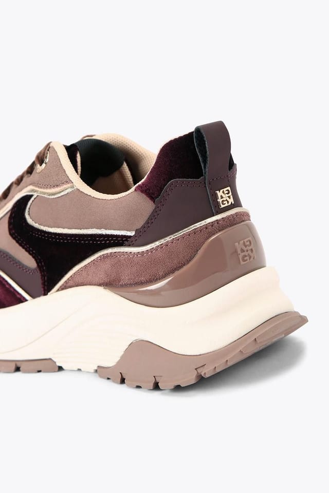 KG Kurt Geiger KG Kurt Geiger Women's 'Lisbon Lace Up' Trainers in Wine - 3