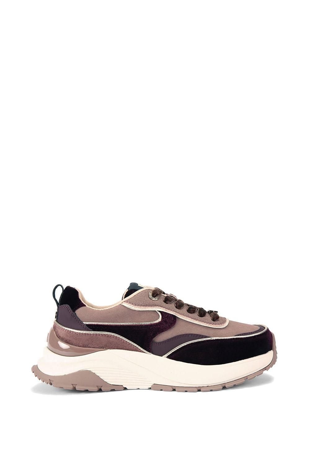 KG Kurt Geiger KG Kurt Geiger Women's 'Lisbon Lace Up' Trainers in Wine - 4