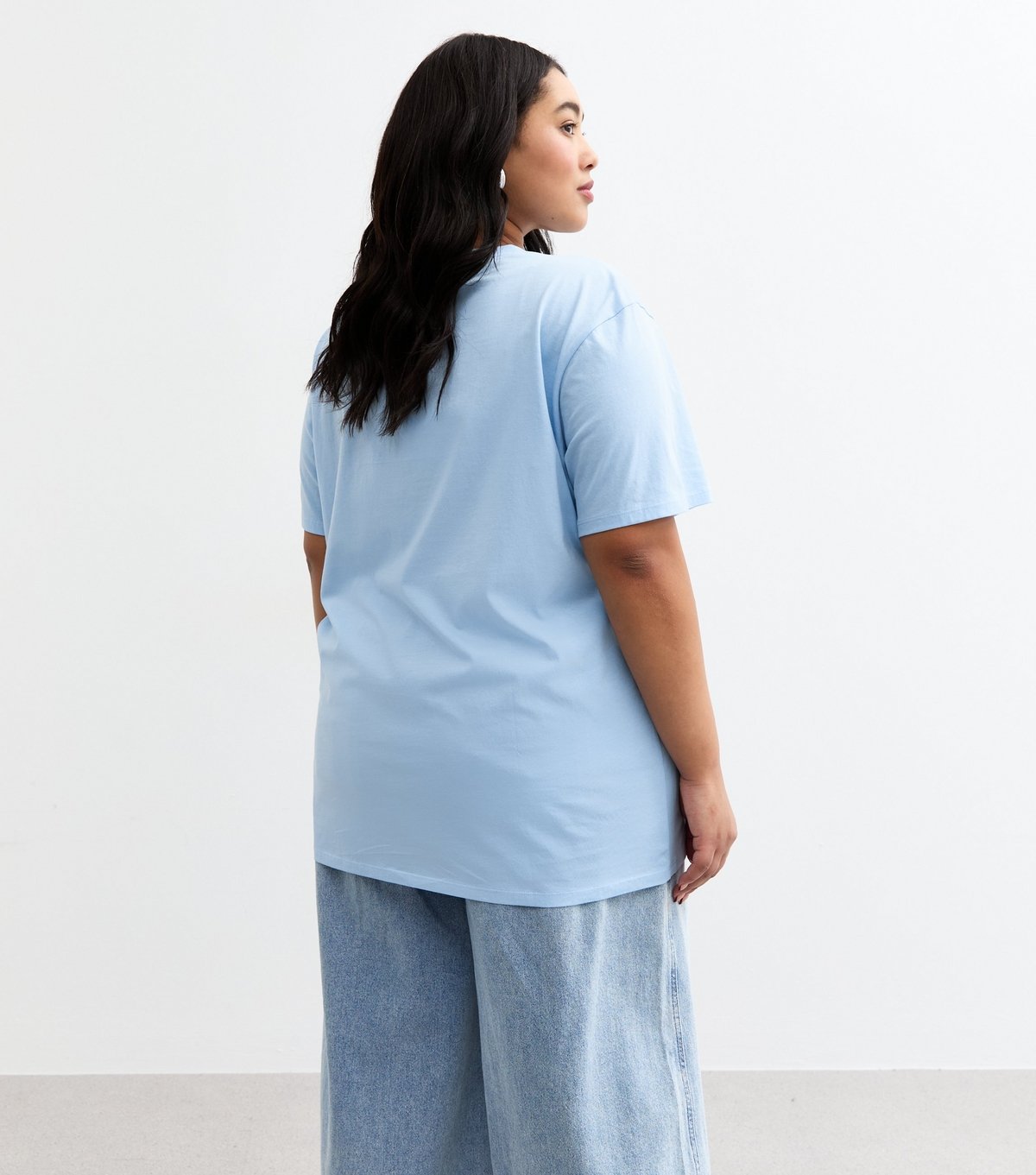 New Look Women's Plus Size Blue Shell Print T-Shirt Curves New Look - 4