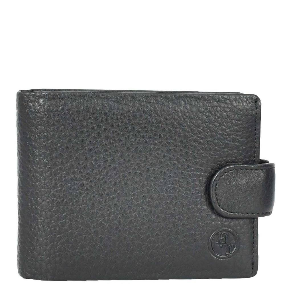 House of Leather House of Leather Men's Mens Leather Bifold Wallet Cairn in Black - 1
