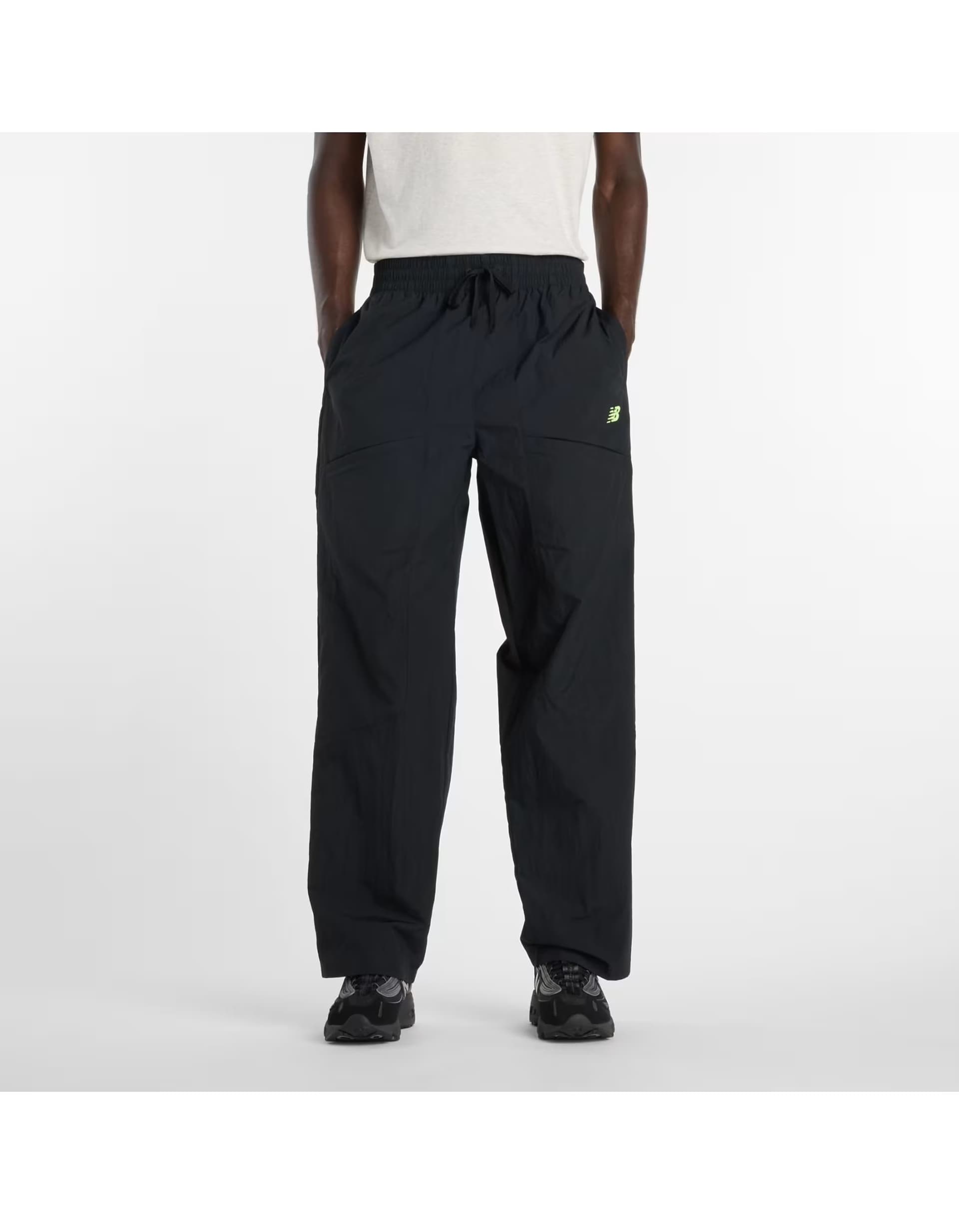 ASOS New Balance Castlefield woven pant in black